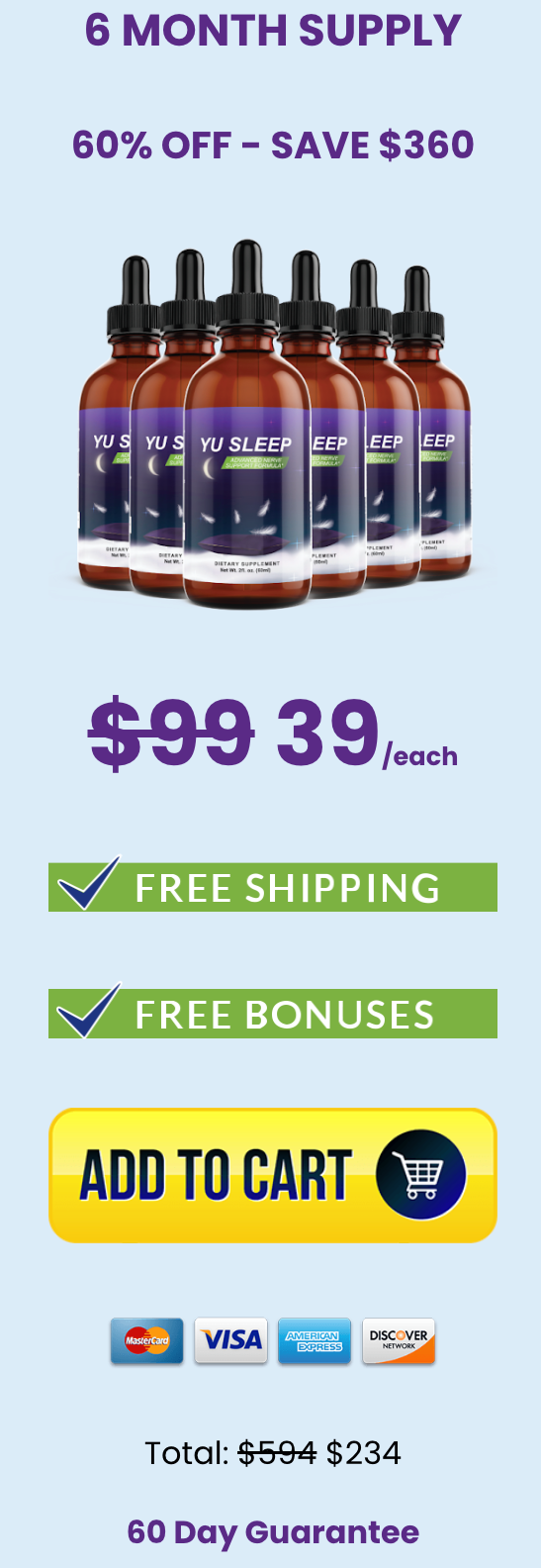 Yu Sleep Buy 6 Bottles